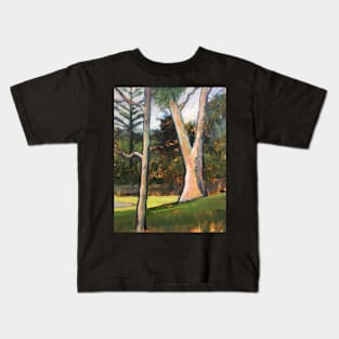 Trees, Basterfield Park ~ oil painting Kids T-Shirt